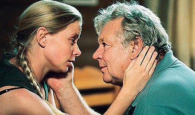 Keeping it in the family: Julia Dufvenius as Karin and Börje Ahlstedt as Henrik. Photo by Bengt Wanselius. Courtesy Mongrel Media.