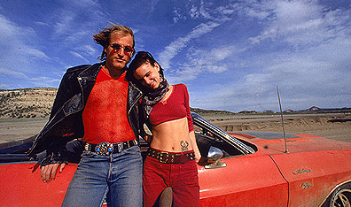 Criminal element: Mickey (Woody Harrelson) and Mallory (Juliette Lewis) in Natural Born Killers. Photo Warner Bros./Getty Images.