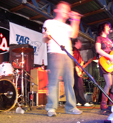 Stars in action at SXSW. Photo by Joshua Ostroff.