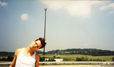 Jonathan Caouette in his autobiographical documentary, Tarnation. Courtesy Capri Releasing