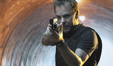 Kiefer Sutherland as Jack Bauer. Courtesy Global TV.