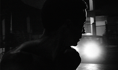 Run from the shadows: from Stan Douglas' 16 mm film installation Inconsolable Memories. Courtesy the artist and David Zwirner, New York.