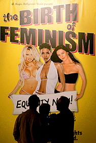 Guerilla art: part of the Guerrilla Girls' Venice installation. Photo Filippo Monteforte. Courtesy AFP/Getty Images.