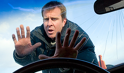 Andrew Younghusband hosts Canada's Worst Driver.  Courtesy Discovery Channel.