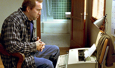 Writer's block: screenwriter Charlie Kaufman (Nicolas Cage) in Adaptation. Photo Ben Kaller/AFP/Getty Images.