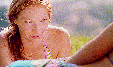 It's getting hot out here: Natalie Press as Mona in Pawel Pawlikowski's My Summer of Love. Photo Ryszard Lenczewski. Courtesy Odeon Films.