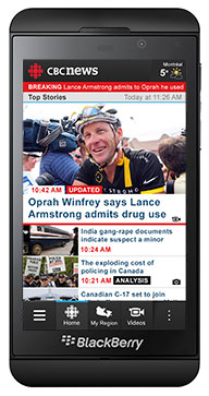 CBC News for Blackberry 10