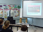 The RCMP have prepared a presentation for high school students on the dangers of the internet