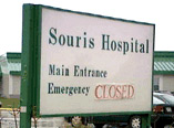 Souris Hospital - Emergency entrance